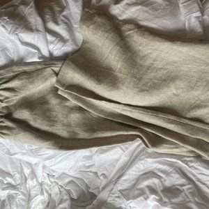 Reformation Olina Linen Pant (Oatmeal)